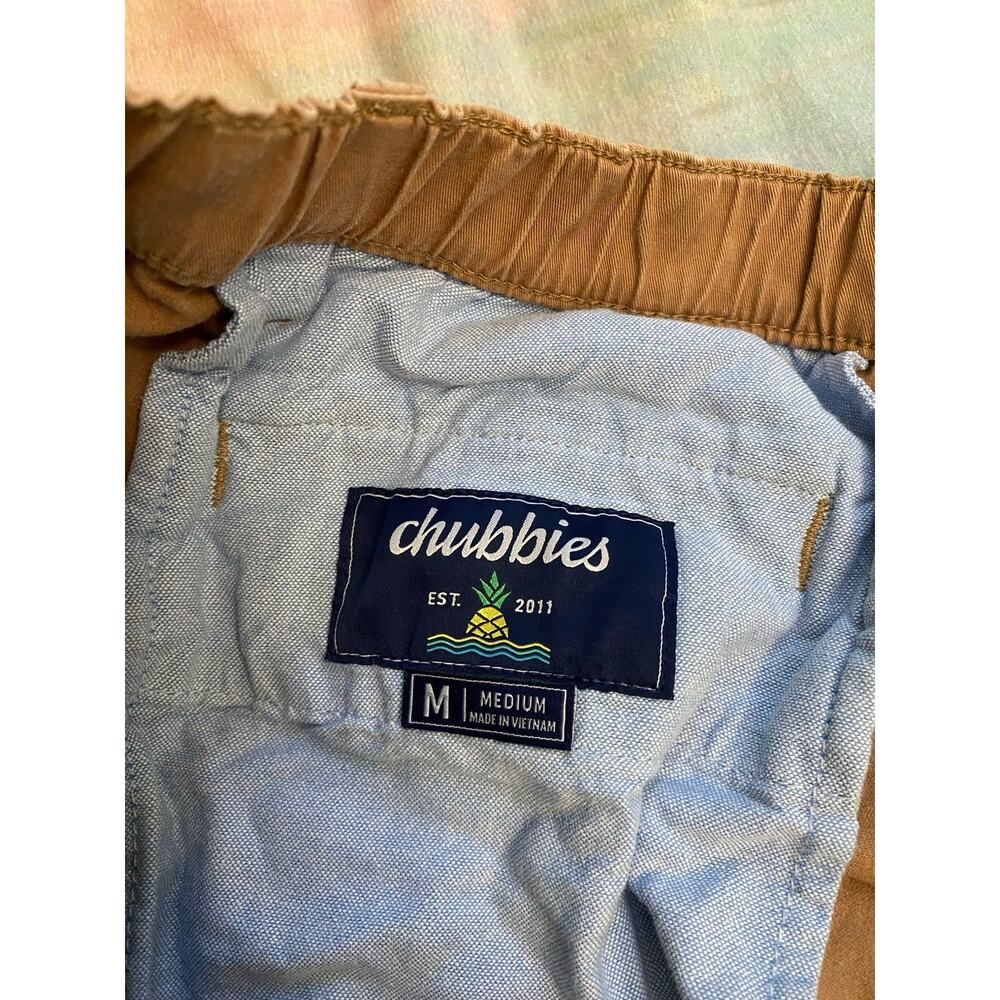 Chubbies The Staples 5.5" Original Stretch Twill Shorts Dark Khaki Sz M Preppy - Picture 6 of 6